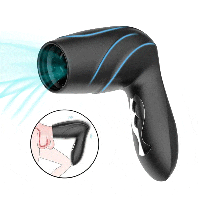 Hapmen - Men's USB Rechargeable Vibration Sucking Machine Automatic Male Masturbator