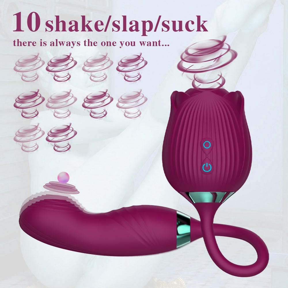 Hapmen - Rose Vibrator Clitoris Stimulator