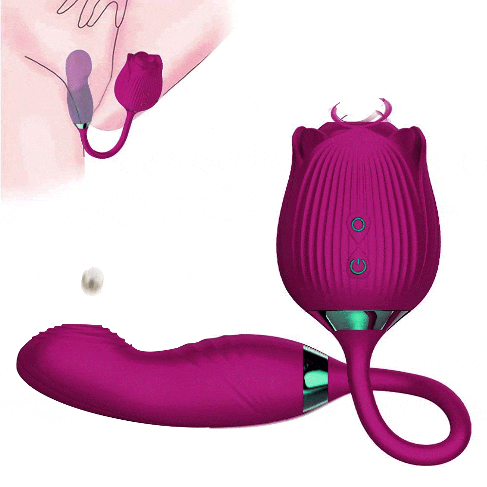 Hapmen - Rose Vibrator Clitoris Stimulator