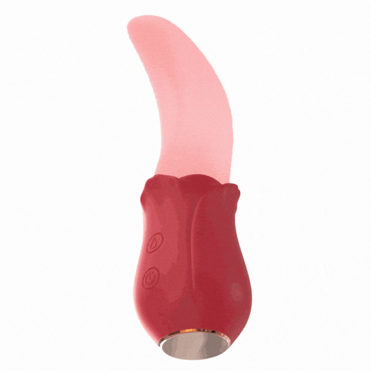 Hapmen - Upgraded Rose - 20 Frequency Tongue Licking Vibrator