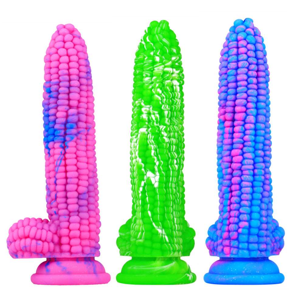 6.1‘’ Hapmen - Corn Silicone Dildo Huge Penis Anal Plug