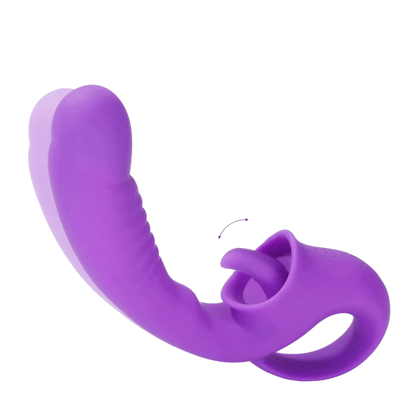 Hapmen - Ava 2-in-1 Tongue-licking Vibrator