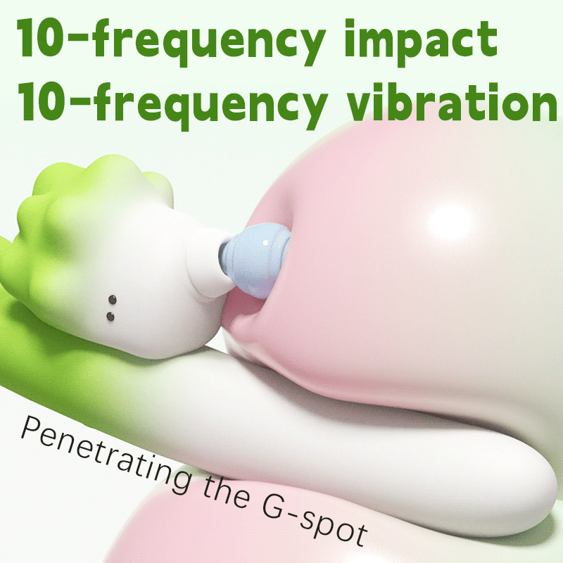 2-in-1 Suction &amp; Telescopic Vibrating Clitoral G Spot Vibrator
