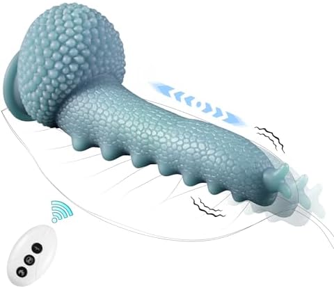 9.06‘’ Thrusting Monster Snail Dildo Vibrator with 3 Thrusting &amp; 9 Vibrating Modes