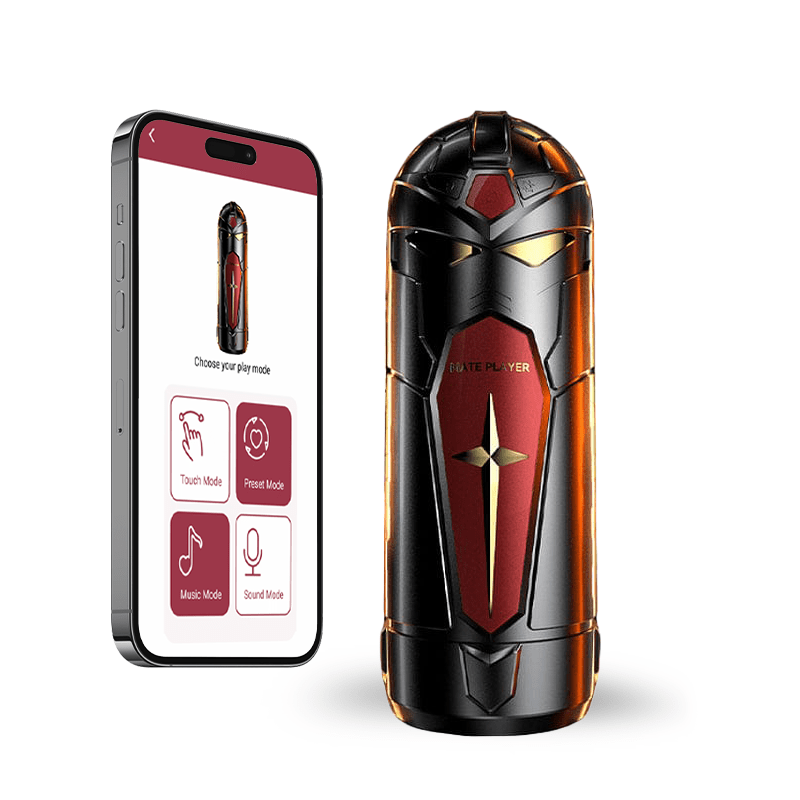 Hapmen - App Remote Control Interactive Heated Thrusting Sucking Male Penis Stroker