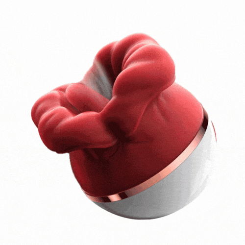 Hapmen - Big-Mouth Tongue Sucking Female Masturbator Massager Rechargeable Vibrator