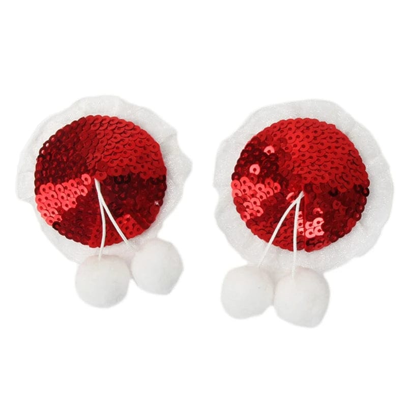 Hapmen - Christmas Small Sequins Sexy Female Nipple Stickers