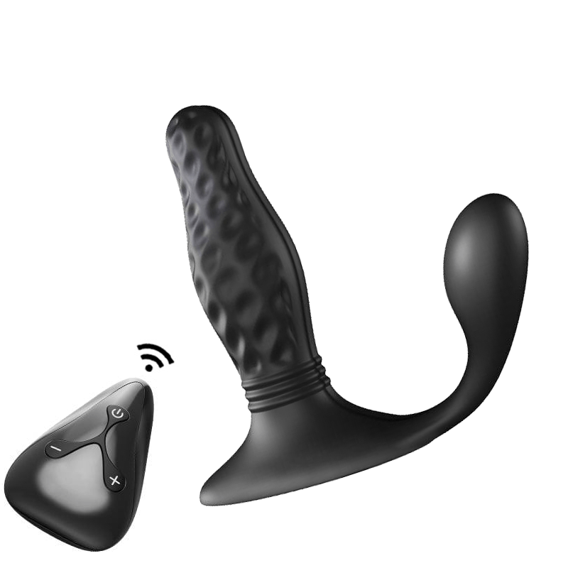Hapmen - Cock Ring Anal Plug APP Remote Control