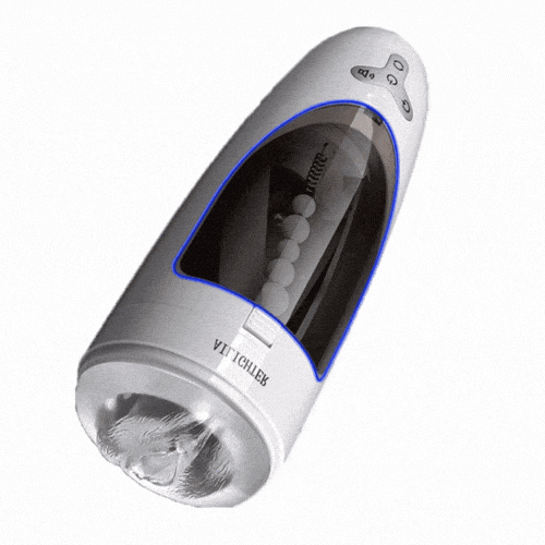 Hapmen - 5-Frequency Suction 10-Frequency Rotation Male Masturbator