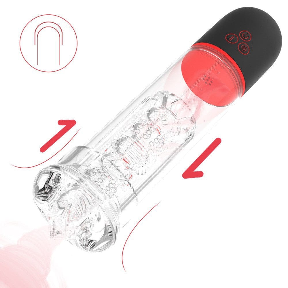Hapmen - Men's Full Automatic Penis Trainer Intelligent Suction Vacuum Aircraft Cup