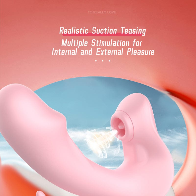 Hapmen - G-Spot Stimulation Anal Play Clitoral Suction Wearable Female Masturbator