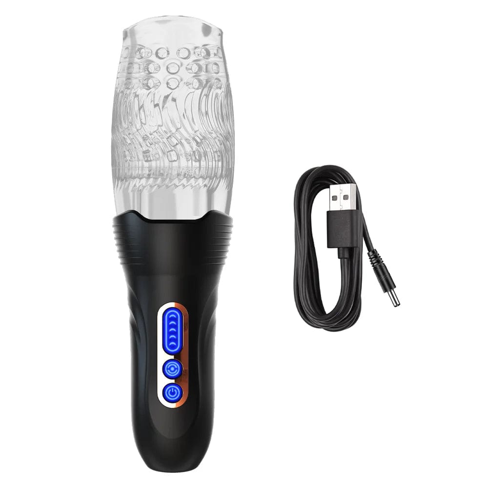 Hapmen - Gawk Gawk 3000 PRO Male Rose Thrusting Rotating And Vibrating Oral Sex Masturbation Cup