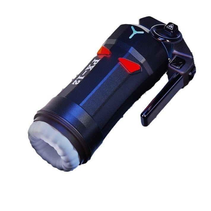 Hapmen - High Explosive Grenade Aircraft Cup Telescopic Vibration Heating Male Masturbation Device
