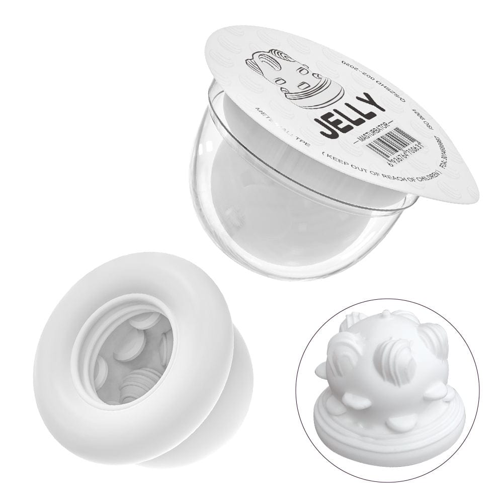 Hapmen - Jelly Soft Male Masturbator Cup For Man Glans Stimulation