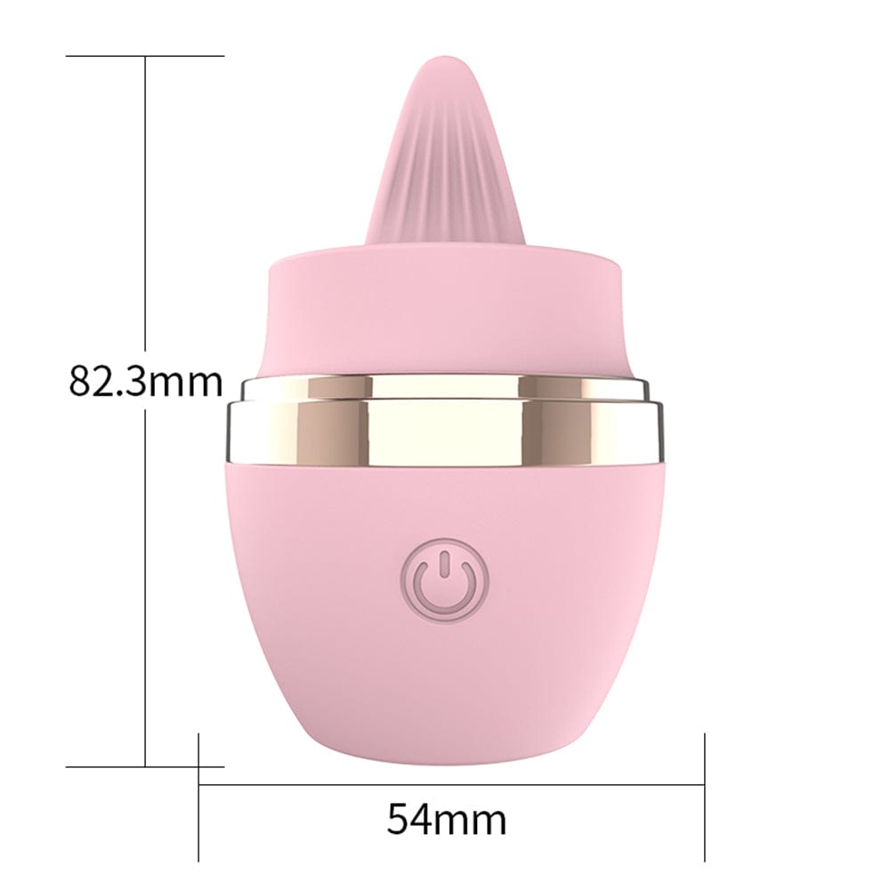 Hapmen - Licking Tongue 10 Modes Egg Vibration Medical Silicone