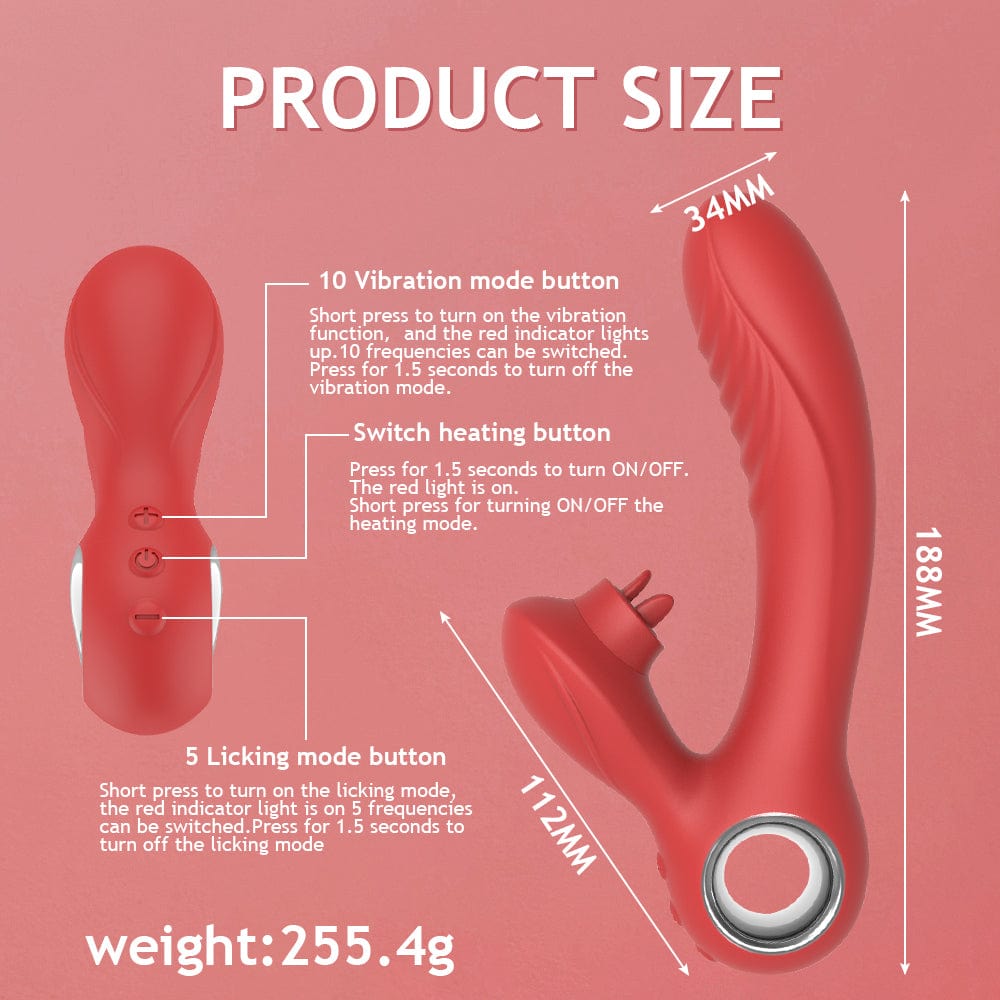 Hapmen - Pussy Clitoral Stimulation Tongue Licking G Spot Orgasm Female Masturbation  Vibrator