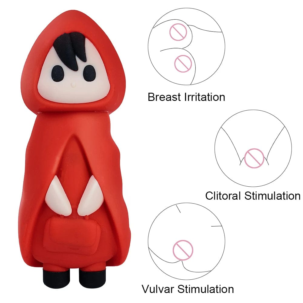 Hapmen - Little Red Riding Hood Christmas Orgasm Egg Vibrating Clitoris Nipples Stimulator
