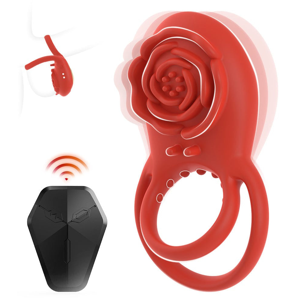 Hapmen - Rose Clitoral Stimulator Couples Sex Toys for Men Women Pleasure
