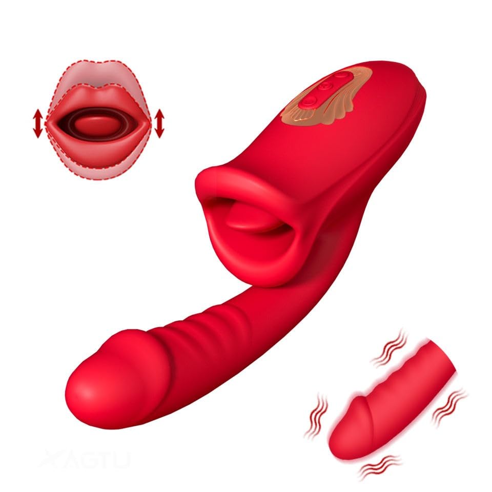 Hapmen - Rose Muncher Bite Vibrator G Spot Clitoris Stimulator