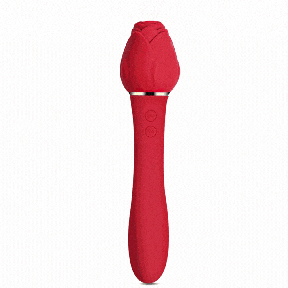 Hapmen - Rose Sucking G Spot Vibrator Clit Sucker Nipple Toy