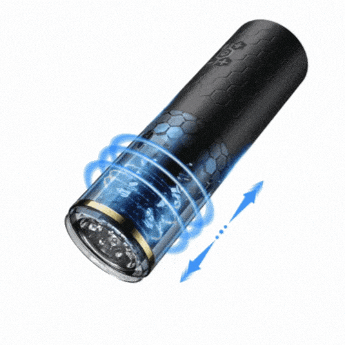 Hapmen - Samurai 3.0 - 10 Thrusting Spinning Telescopic And Rotating Masturbation Cup
