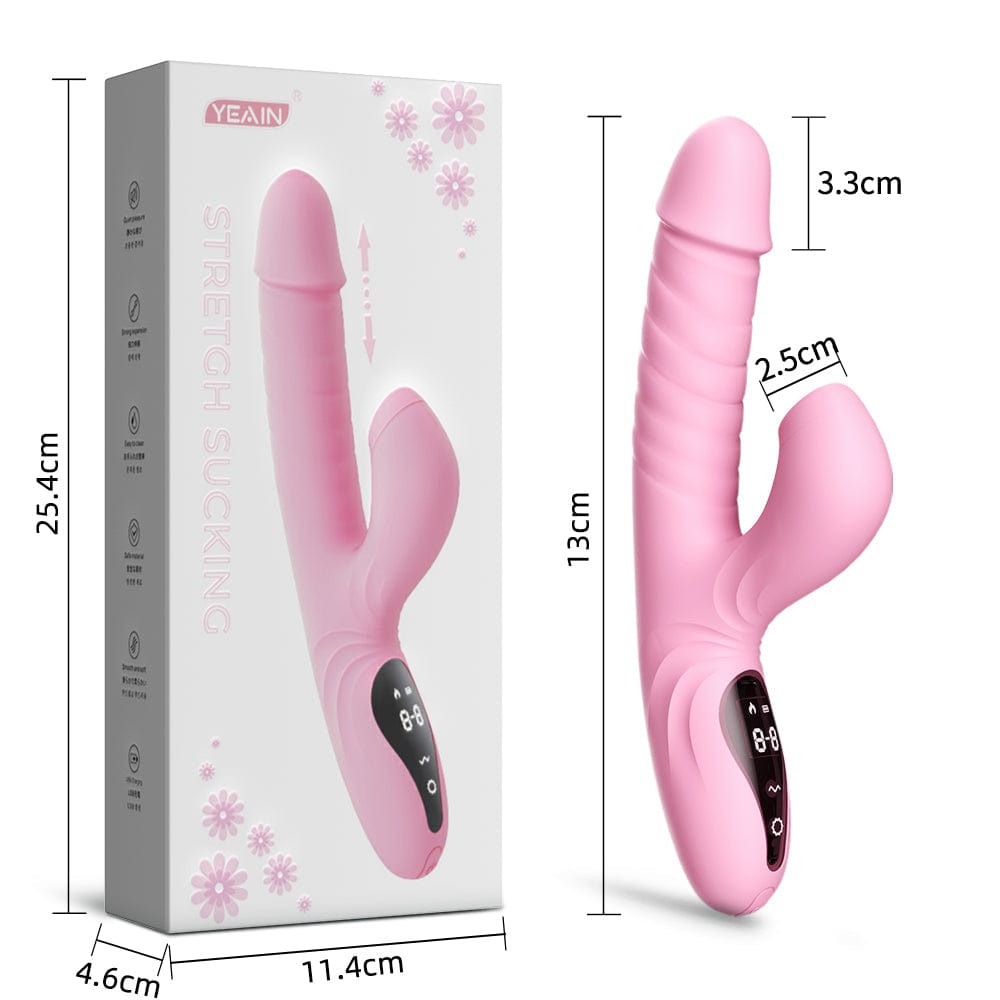 Hapmen - Suck Telescopic Heating Vibrator