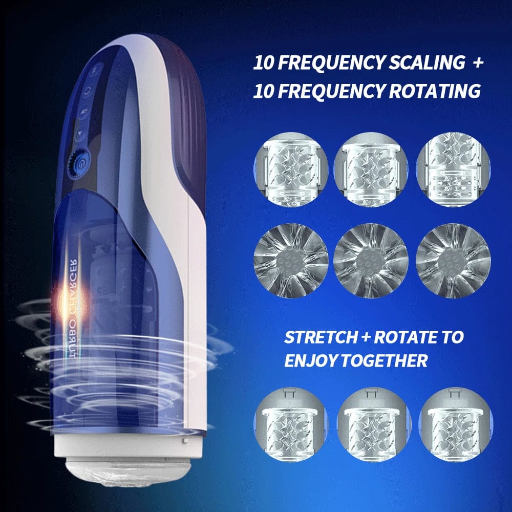Hapmen - Thrusting Rotation Masturbation Cup Penis Trainer With Voice Function