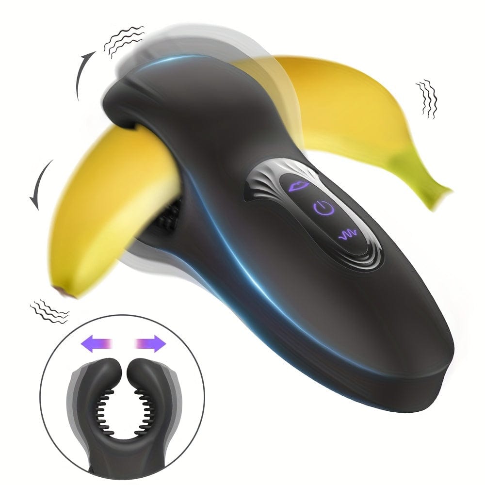 Hapmen - Penis Vibrators Training Kit with 10 Bite Waterproof Male Masturbators Stroker