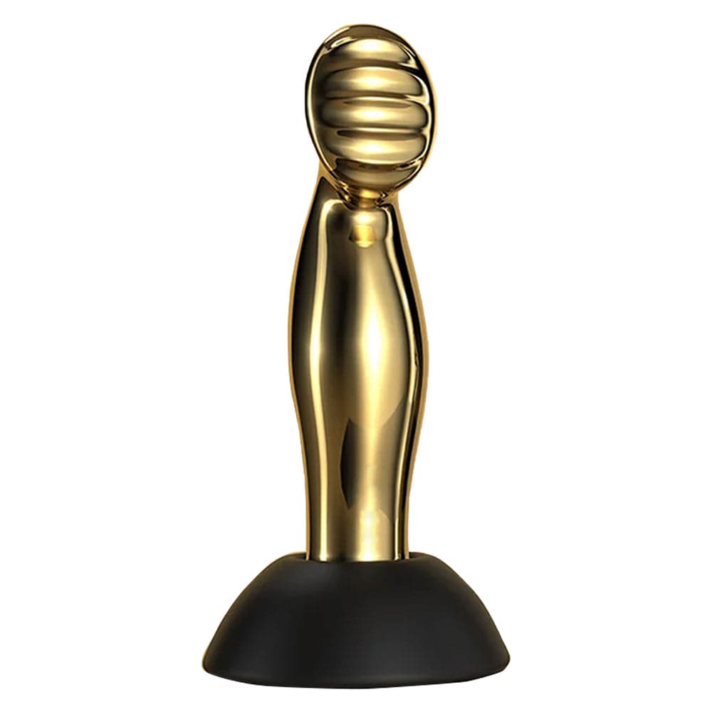 Hapmen - Wireless Remote Control Light Luxury Gilded Prostate Massager Masturbation Stick Anal Plug