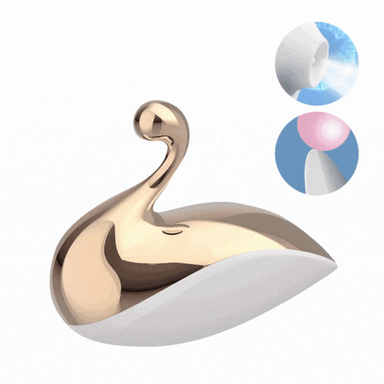 Hapmen - Women Little Swan Lipping Tongue Licking Vibrator