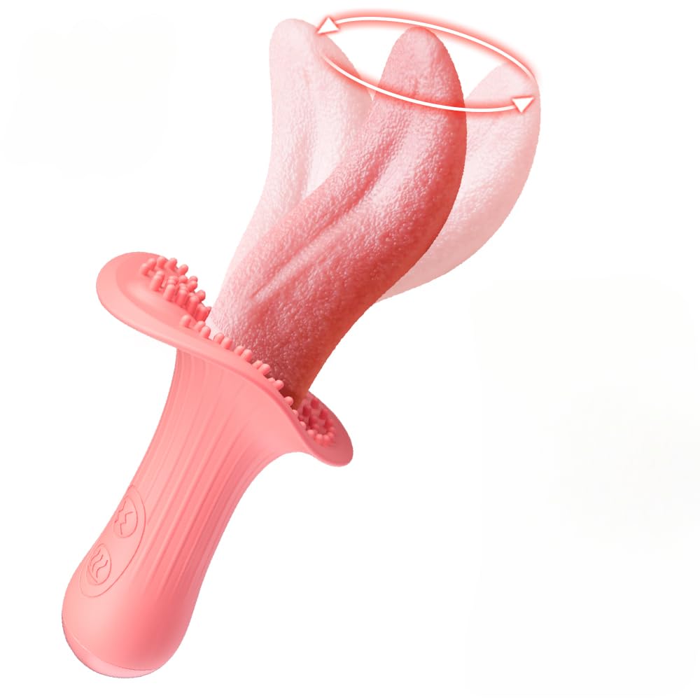 Hapmen - Rose Realistic Tongue Licking Massage Vibrator