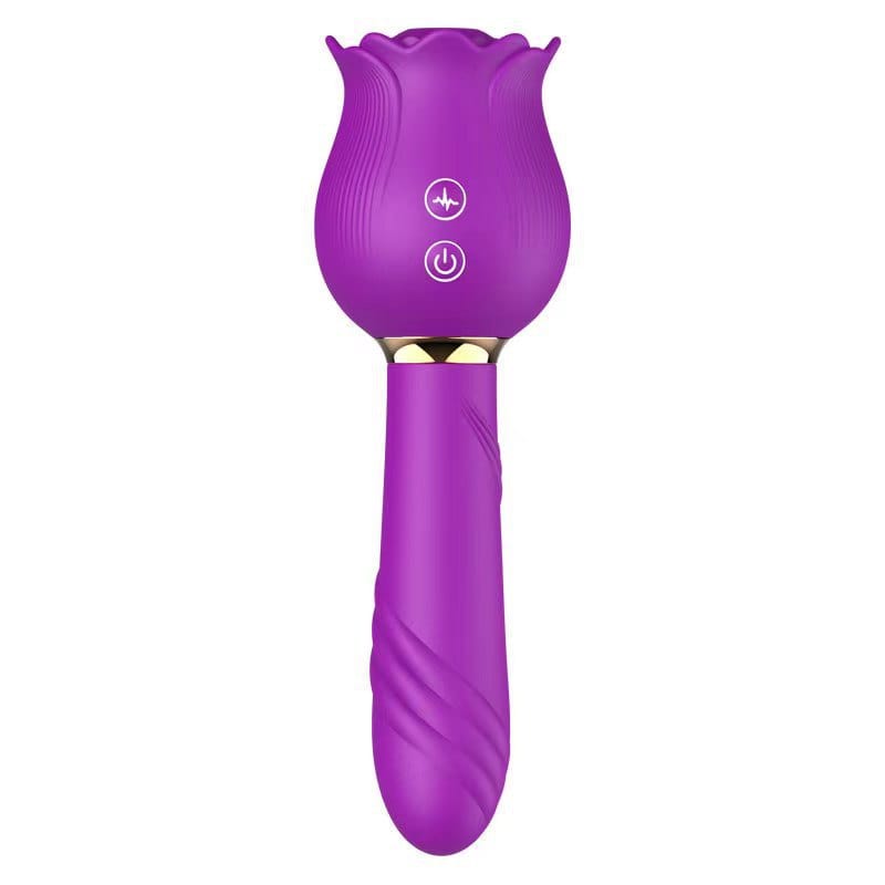 Hapmen - Rose Shaker Sucking Jump Egg Adult Toy G-spot Masturbation Device for Women