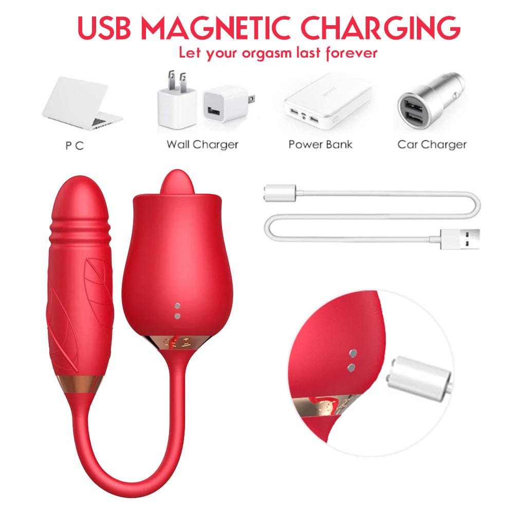 Hapmen - The Rose Toy With Bullet Vibrator Pro