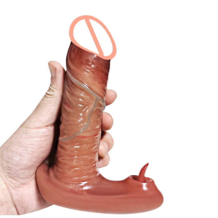 5.11‘’ Thrusting Dildo Vibrator Realistic Wearable Clit G-Spot Massager